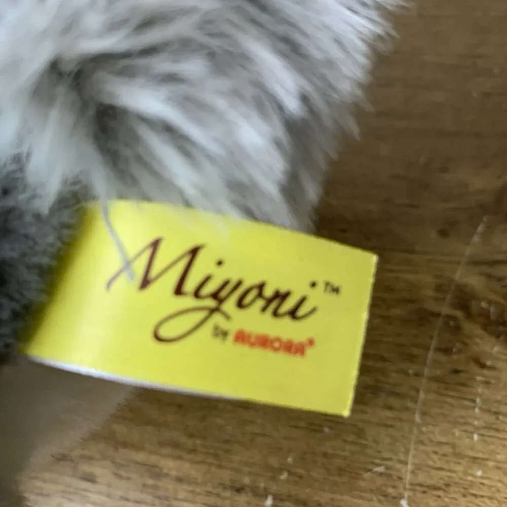 Miyoni By Aurora Grey Squirrel Plush Stuffed Animal With Acorn & Tag Soft